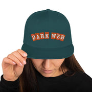 JOAN SEED Caps Spruce Dark Web Embroidered Snapback Cap
