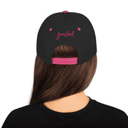 JOAN SEED Cunty Embroidered Snapback Cap