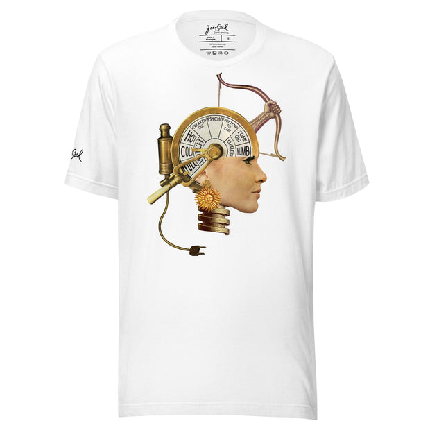 JOAN SEED Graphic T-shirts White / S Automaton Mood Unisex Essential Fit Crew Neck T-Shirt