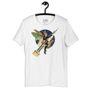 JOAN SEED Graphic T-shirts White / S Rocket Fairy Unisex Essential Fit Crew Neck T-Shirt