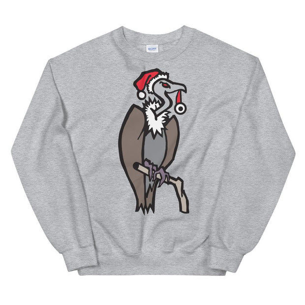 JOAN SEED Outerwear Sport Grey / S Christmas Vulture Unisex Midweight Sweatshirt