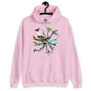 JOAN SEED Light Pink / S Airplane Collision Unisex Midweight Hoodie