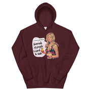 JOAN SEED Art Fashion Maroon / S Going to Funerals Unisex Midweight Hoodie