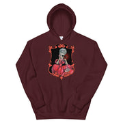 JOAN SEED Art Fashion Maroon / S The Countess Unisex Midweight Hoodie