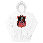 JOAN SEED Art Fashion White / S The Countess Unisex Midweight Hoodie