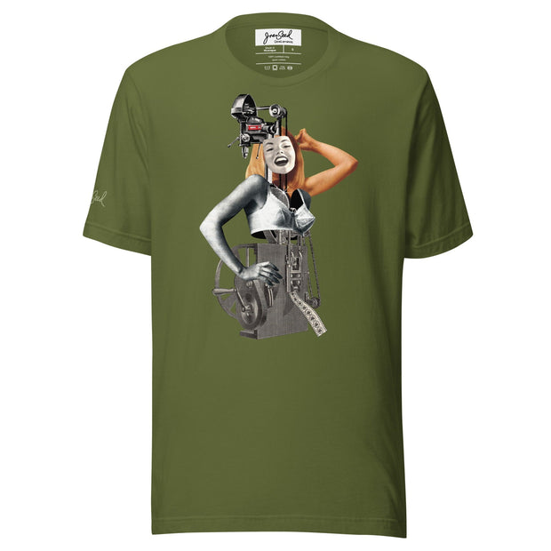 JOAN SEED Olive / S Automaton Doll Unisex Essential Fit Crew Neck T-Shirt