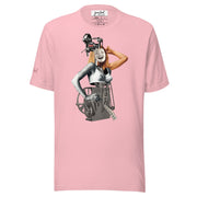 JOAN SEED Pink / S Automaton Doll Unisex Essential Fit Crew Neck T-Shirt