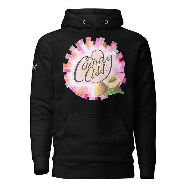 JOAN SEED Black / S Candy Ass Unisex Midweight Hoodie