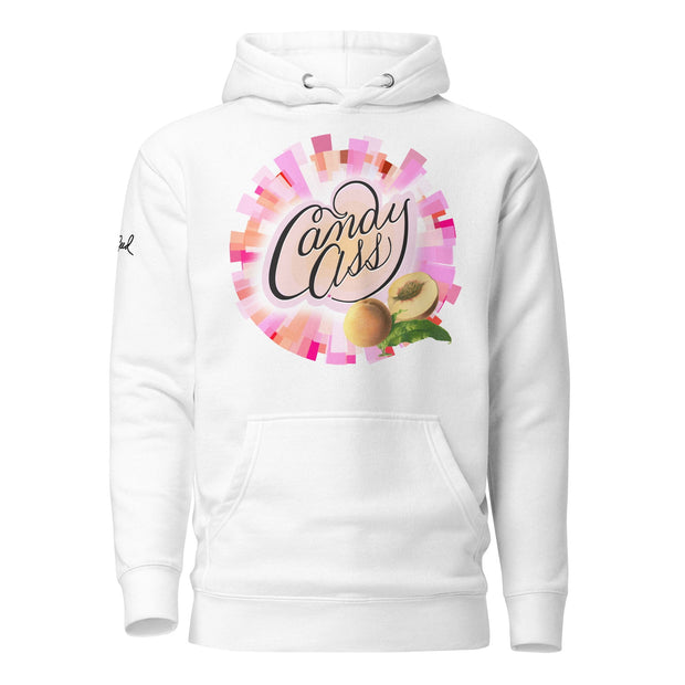 JOAN SEED White / S Candy Ass Unisex Midweight Hoodie