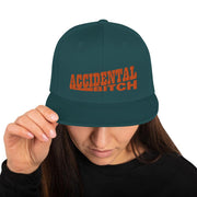 JOAN SEED caps Spruce Accidental Bitch Embroidered Snapback Cap