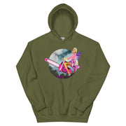 JOAN SEED Military Green / S Chainsaw Fairy Unisex Midweight Hoodie