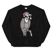 JOAN SEED Black / S Christmas Vulture Unisex Midweight Sweatshirt