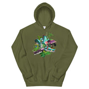 JOAN SEED Military Green / S Collision Unisex Midweight Hoodie