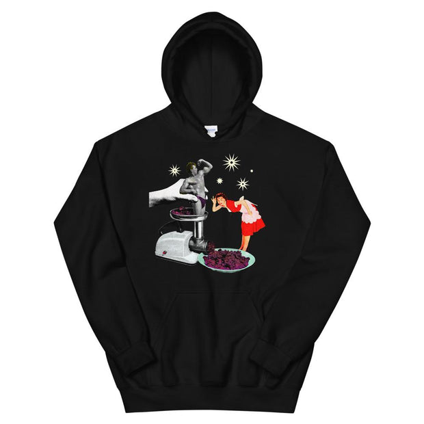 JOAN SEED Black / S Diner with My Ex Unisex Midweight Hoodie