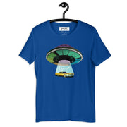 JOAN SEED Graphic T-shirts True Royal / S Cadillac Abduction Unisex Essential Fit Crew Neck T-Shirt