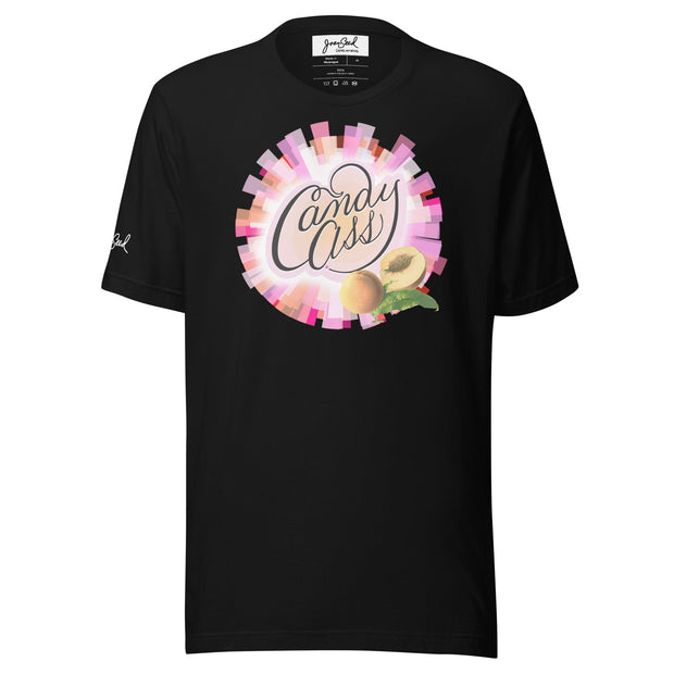 JOAN SEED Graphic T-shirts Black / S Candy Ass Unisex Essential Fit Crew Neck T-Shirt