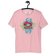 JOAN SEED Graphic T-shirts Pink / S Cannabis Airlines Unisex Essential Fit Crew Neck T-Shirt