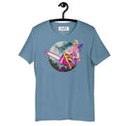JOAN SEED Graphic T-shirts Steel Blue / S Chainsaw Fairy Unisex Essential Fit Crew Neck T-Shirt