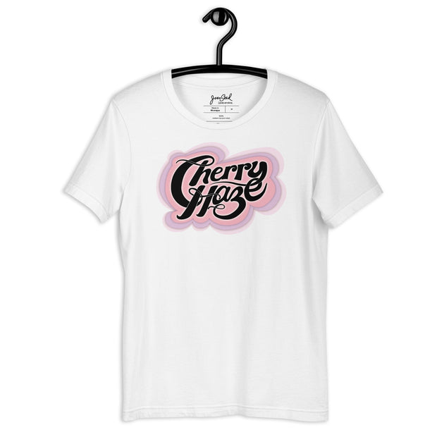 JOAN SEED Graphic T-shirts White / S Cherry Haze Unisex Essential Fit Crew Neck T-Shirt