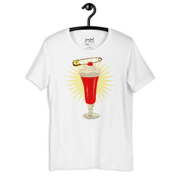 JOAN SEED Graphic T-shirts White / S Cherry Piercing Unisex Essential Fit Crew Neck T-Shirt