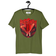 JOAN SEED Graphic T-shirts Olive / S Cherry Surprise Unisex Essential Fit Crew Neck T-Shirt