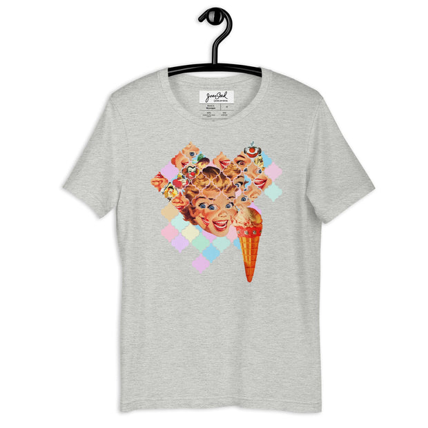 JOAN SEED Graphic T-shirts Athletic Heather / S Clowns of Temptation (Girl) Unisex Essential Fit Crew Neck T-Shirt