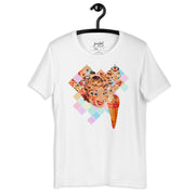 JOAN SEED Graphic T-shirts White / S Clowns of Temptation (Girl) Unisex Essential Fit Crew Neck T-Shirt