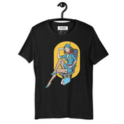 JOAN SEED Graphic T-shirts Black Heather / S Cockpit Girl Unisex Essential Fit Crew Neck T-Shirt