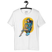 JOAN SEED Graphic T-shirts White / S Cockpit Girl Unisex Essential Fit Crew Neck T-Shirt