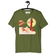 JOAN SEED Graphic T-shirts Olive / S Eating Cars Unisex Essential Fit Crew Neck T-Shirt