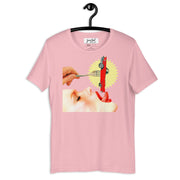 JOAN SEED Graphic T-shirts Pink / S Eating Cars Unisex Essential Fit Crew Neck T-Shirt