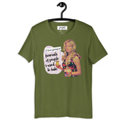 JOAN SEED Graphic T-shirts Olive / S Going to Funerals Unisex Essential Fit Crew Neck T-Shirt