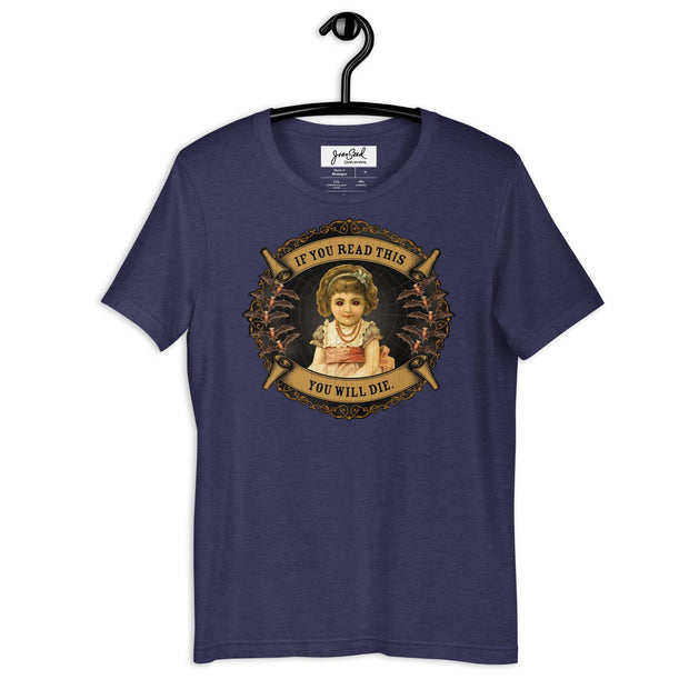 JOAN SEED Graphic T-shirts Heather Midnight Navy / XL If You Read This Unisex Essential Fit Crew Neck T-Shirt