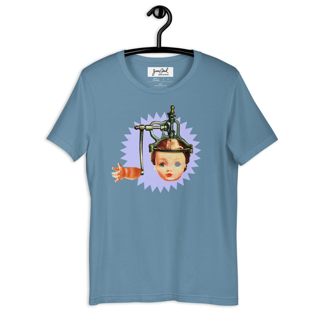JOAN SEED Graphic T-shirts Steel Blue / S Mind Control Doll Unisex Essential Fit Crew Neck T-Shirt