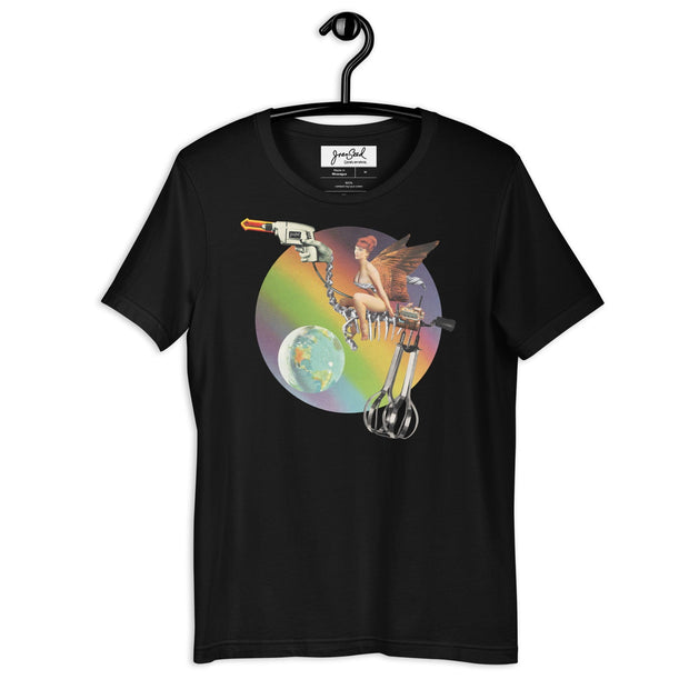 JOAN SEED Graphic T-shirts Black / S Misfit Fairy Unisex Essential Fit Crew Neck T-Shirt