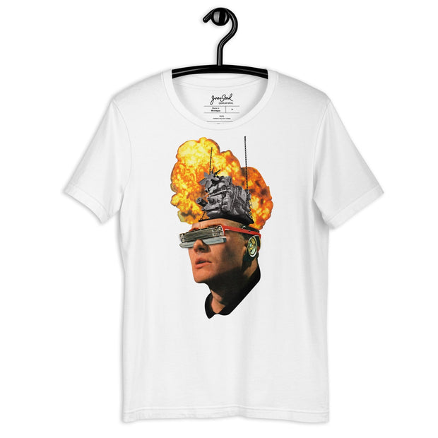 JOAN SEED Graphic T-shirts White / S Motor Mind Unisex Essential Fit Crew Neck T-Shirt