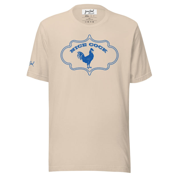 JOAN SEED Graphic T-shirts Soft Cream / S Nice Cock Unisex Essential Fit Crew Neck T-Shirt
