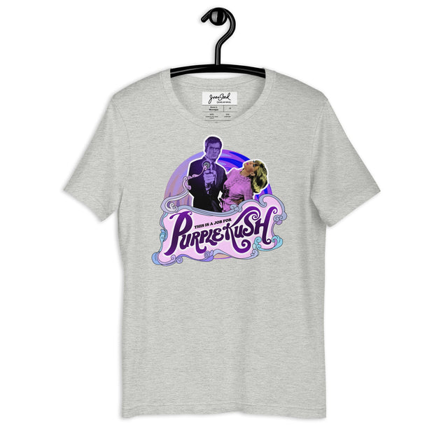 JOAN SEED Graphic T-shirts Athletic Heather / S Purple Kush Unisex Essential Fit Crew Neck T-Shirt