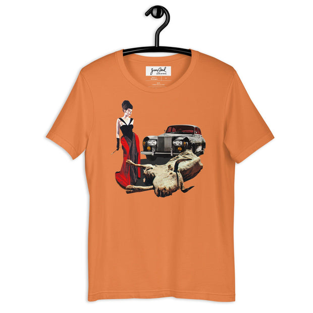 JOAN SEED Graphic T-shirts Burnt Orange / S Road Trip Unisex Essential Fit Crew Neck T-Shirt