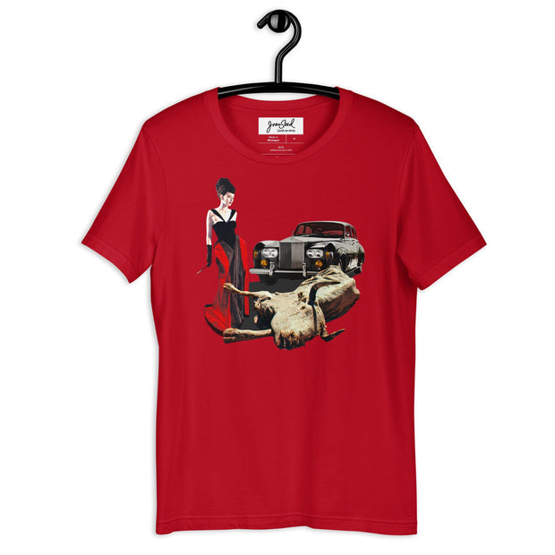 JOAN SEED Graphic T-shirts Red / S Road Trip Unisex Essential Fit Crew Neck T-Shirt