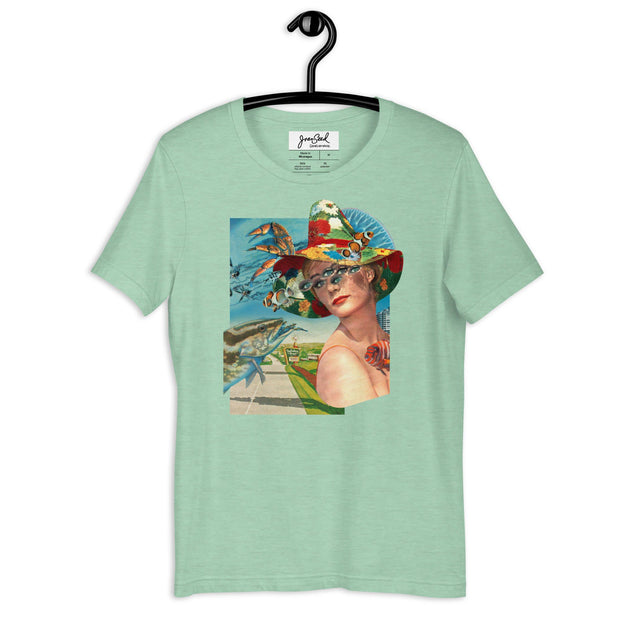 JOAN SEED Graphic T-shirts Heather Prism Mint / S Roadtrip Fascinator Unisex Essential Fit Crew Neck T-Shirt