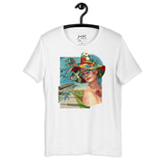 JOAN SEED Graphic T-shirts White / S Roadtrip Fascinator Unisex Essential Fit Crew Neck T-Shirt