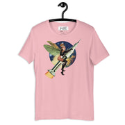 JOAN SEED Graphic T-shirts Pink / S Rocket Fairy Unisex Essential Fit Crew Neck T-Shirt