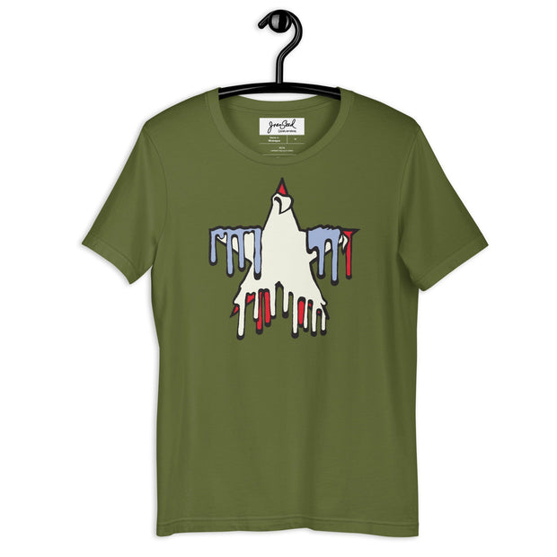JOAN SEED Graphic T-shirts Olive / S Star Meltdown Unisex Essential Fit Crew Neck T-Shirt
