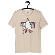 JOAN SEED Graphic T-shirts Soft Cream / S Star Meltdown Unisex Essential Fit Crew Neck T-Shirt