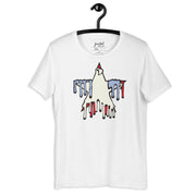 JOAN SEED Graphic T-shirts White / S Star Meltdown Unisex Essential Fit Crew Neck T-Shirt