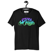 JOAN SEED Graphic T-shirts Black / S Stay High Unisex Essential Fit Crew Neck T-Shirt