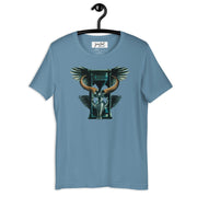 JOAN SEED Graphic T-shirts Steel Blue / S Tempus Fugit Unisex Essential Fit Crew Neck T-Shirt