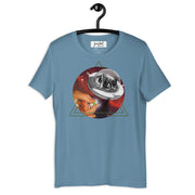 JOAN SEED Graphic T-shirts Steel Blue / S Ufo Unisex Essential Fit Crew Neck T-Shirt