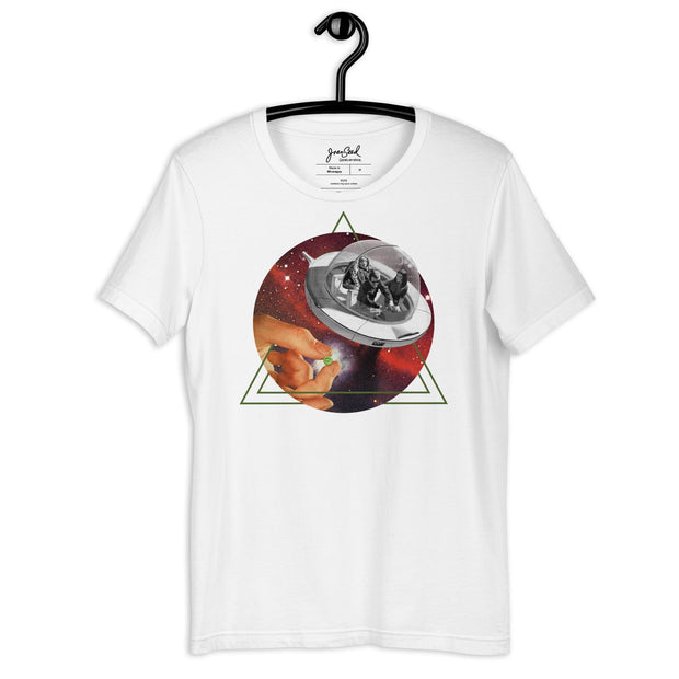 JOAN SEED Graphic T-shirts White / S Ufo Unisex Essential Fit Crew Neck T-Shirt